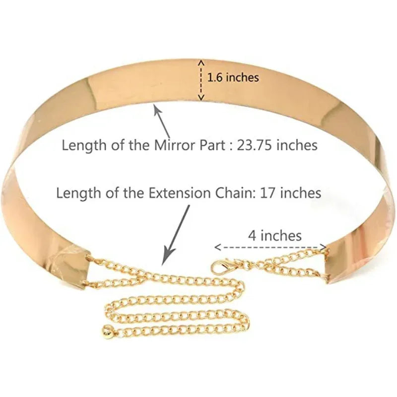 Mirror Glam Waist Belt